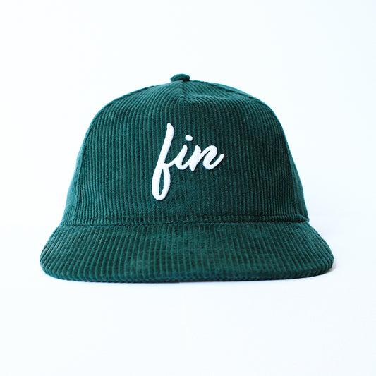 Fin Hat Green Corduroy