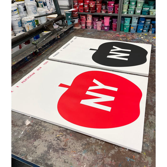 PENTAGRAM x FINBACK APPLE PRINT