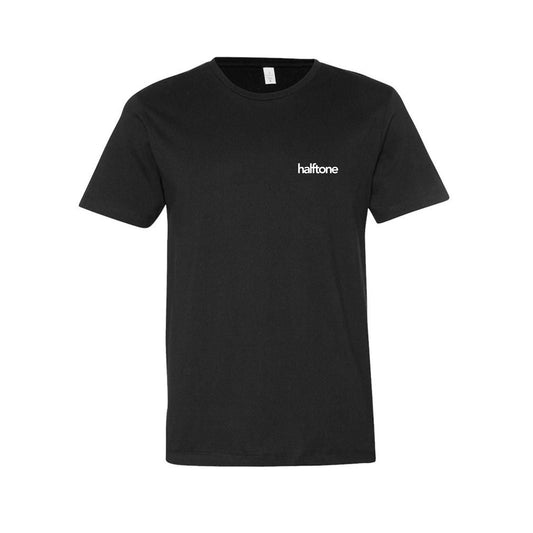 HALFTONE LOGO TEE BLACK