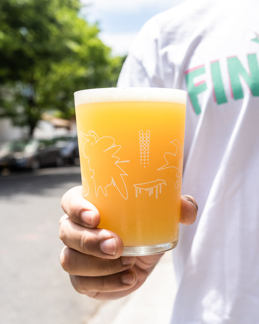 FNBK PINT GLASS