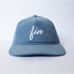 Fin Hat Blue Corduroy