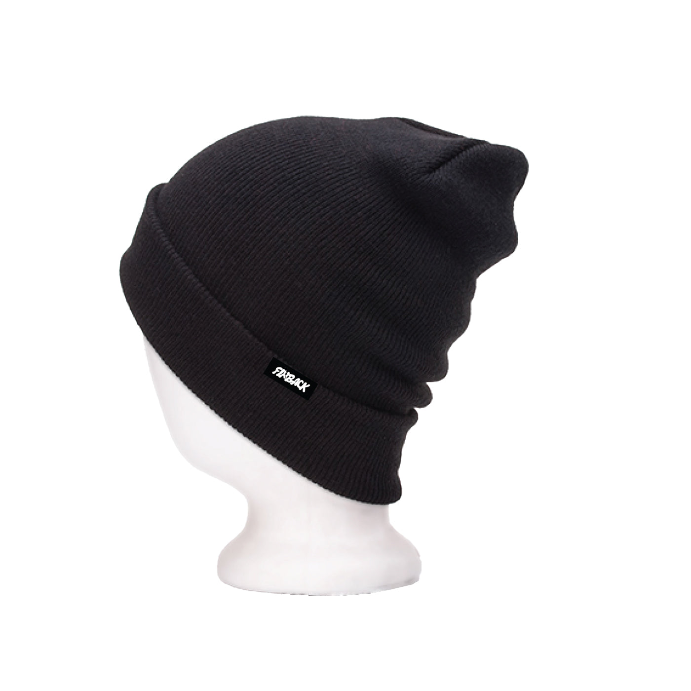 LOOSE LOGO WOVEN BEANIE BLACK