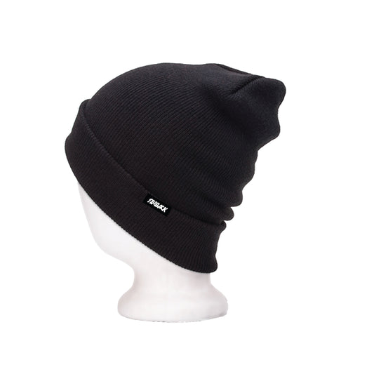LOOSE LOGO WOVEN BEANIE BLACK