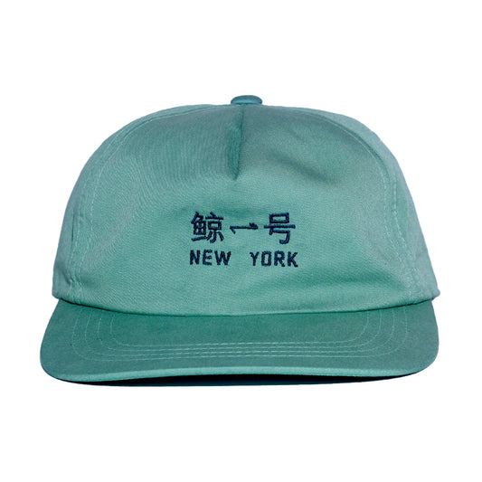WHALE ONE NEW YORK GARMENT DYED CAP