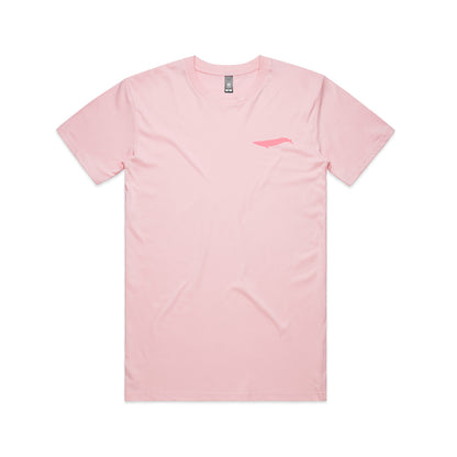 TRIANGLE LOGO PRIDE TEE PINK